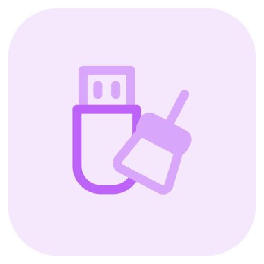 USB verilerinden tehlikeli virüsler kaldırılıyor.