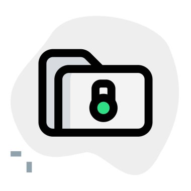 Dizini kilitleyerek korunan bilgiler.