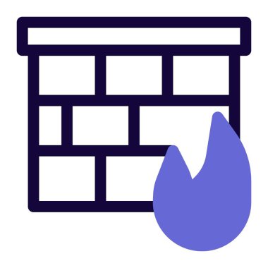 Ağı saldırılardan korumak için kullanılan güvenlik duvarı..