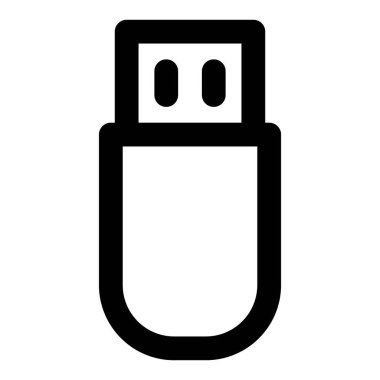 Veri iletimi için taşınabilir flaş disk.