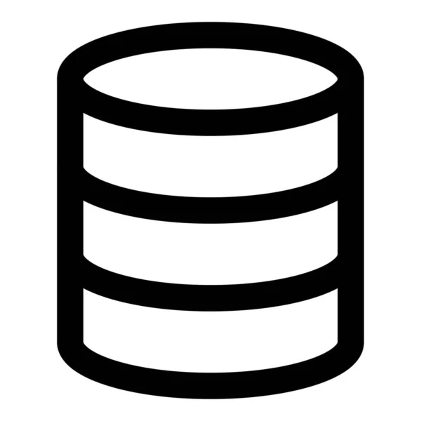 Software Base Datos Utilizado Para Mantener Registros — Vector de stock