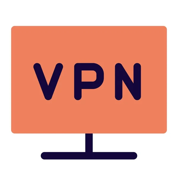 Vpnとの機密性とセキュアな接続 — ストックベクタ