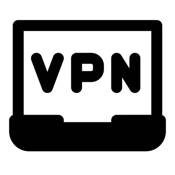 Using Vpn Network Online Internet Privacy — Stock Vector