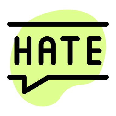 Çevrimiçi platformlarda nefret içeren yorumlar veya yorumlar.