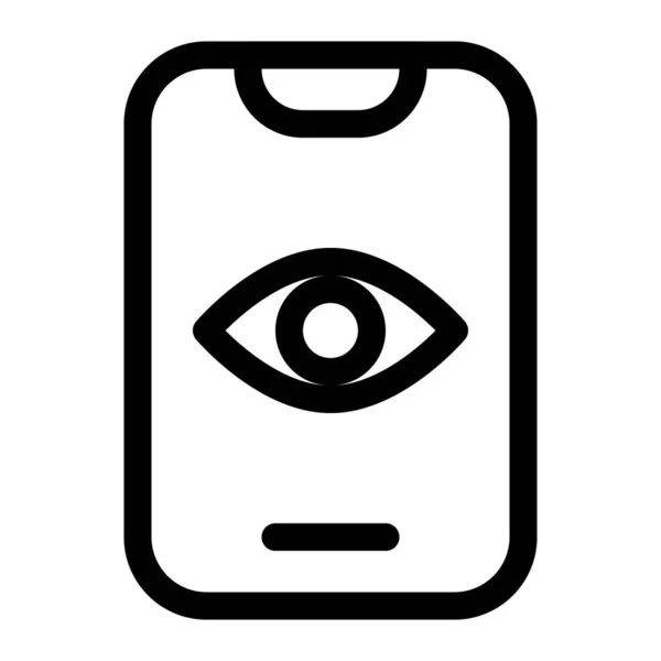 智能手机跟踪器是目击证人 — 图库矢量图片