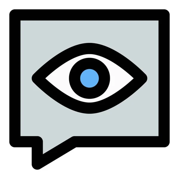 Message Used Eye Witness Crime — Stock Vector