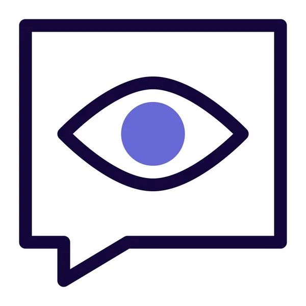 Message Used Eye Witness Crime — Stock Vector