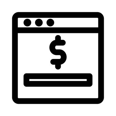 İnternet tarayıcısı çevrimiçi bir mağazaya erişiyor