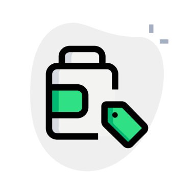 Fiyat etiketi bir ilaç paketine yapıştı