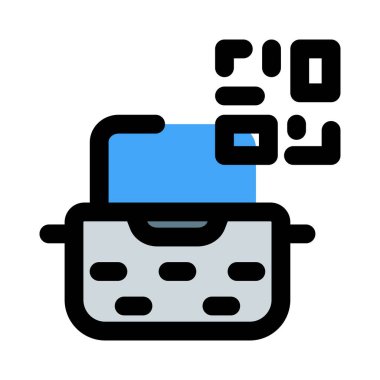 qr kodu ile daktilo ayrıntıları tanımlandı