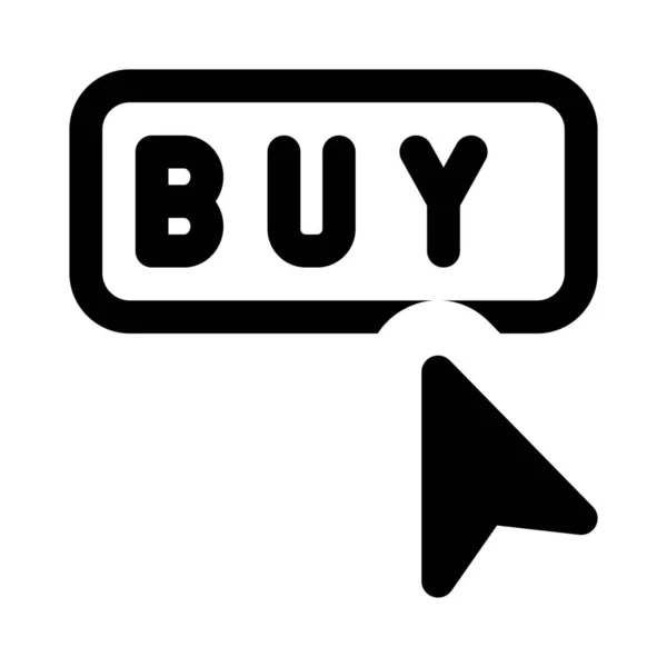 Számítógépen Hozzáférhető Online Vásárlás — Stock Vector