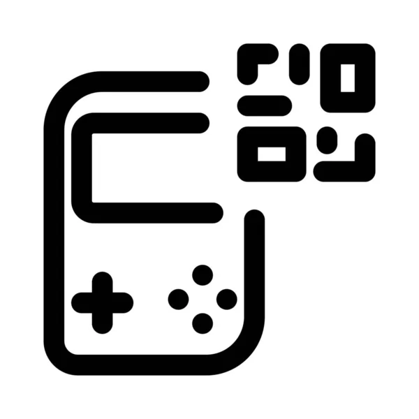 Λεπτομέρειες Videogame Που Προστέθηκαν Barcode — Διανυσματικό Αρχείο