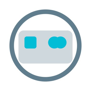 Kredi kartlarının kabul edildiğini gösteren etiket