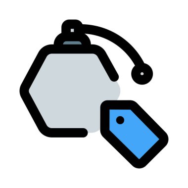 Fiyat etiketi parfüm şişesine eklendi