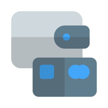 Ödeme için kredi kartı taşıyan cüzdan..