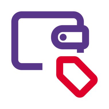 Fiyat etiketli erkek cüzdanı.