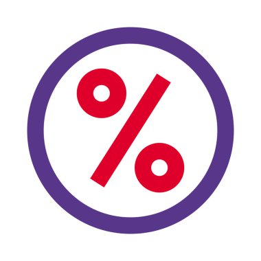 Bir daire tahtası ile indirimin reklamı.