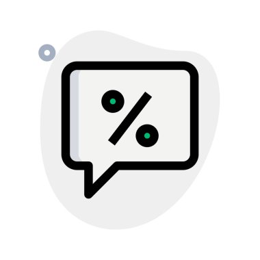 Sohbet yoluyla gönderilen indirimli iletiler.