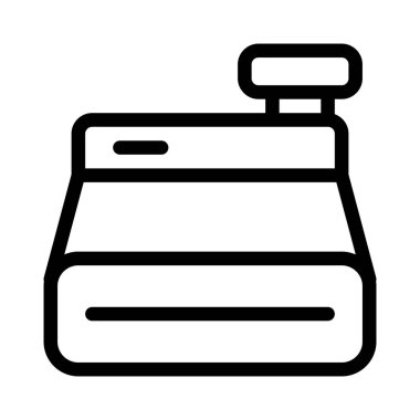 Ödemeyi işlemek için kullanılan kasiyer makinesi