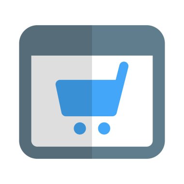 Bir web sitesinde el arabasına eklenen ürünler