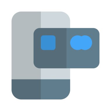 Sanal ödeme için kullanılan kredi kartı.