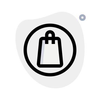 Alışveriş merkezinde depolama çantası mevcut