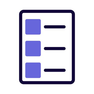 Alışveriş malları için kontrol listesi yapıldı