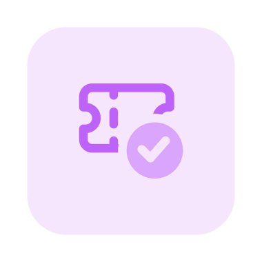 Araba teslim edilirken bilet kontrol edildi