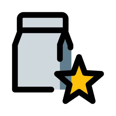 Mühürlü paket servis için hazır.