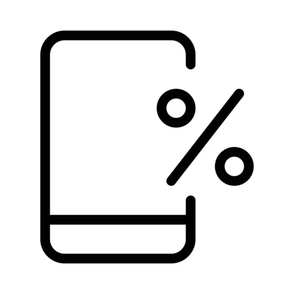 Mobilní Telefon Nabízený Zvýhodněnou Cenu — Stockový vektor