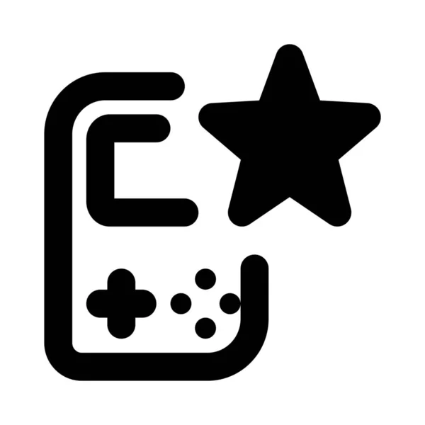 ショップで利用可能なトップの評価ゲーム — ストックベクタ