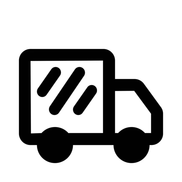 Livraison Marchandises Par Camion — Image vectorielle