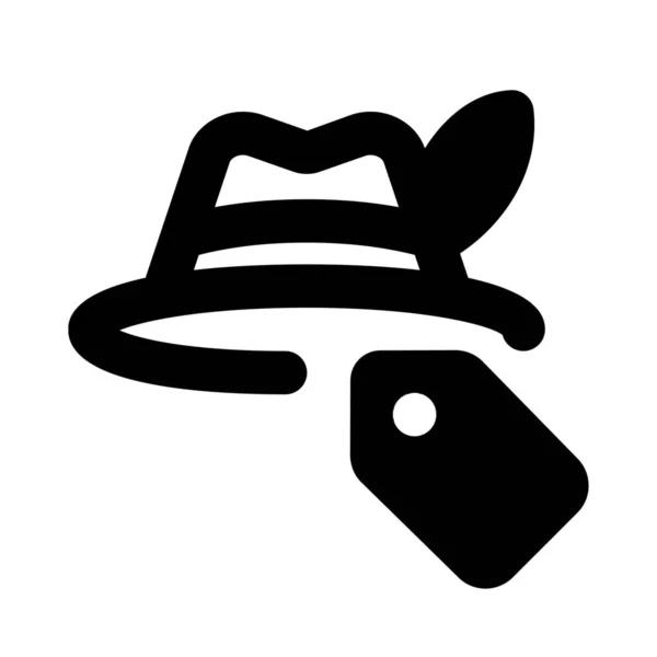 Sombrero Funky Disponible Precio Reducido — Archivo Imágenes Vectoriales