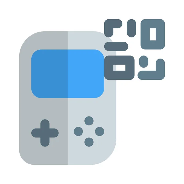 Λεπτομέρειες Videogame Που Προστέθηκαν Barcode — Διανυσματικό Αρχείο