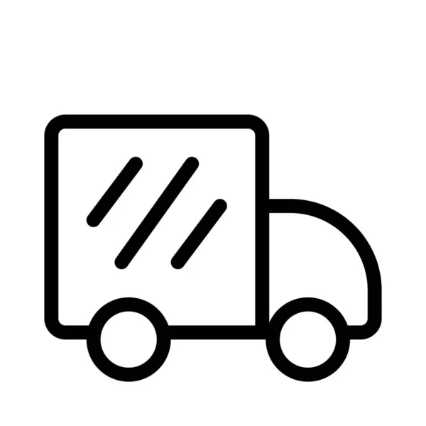 Utilizarea Vehiculelor Logistice Pentru Facilita Livrarea — Vector de stoc