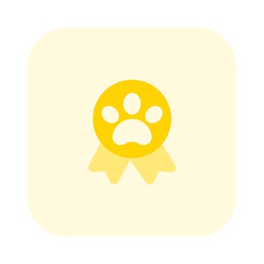 Kimlik tespiti için hayvan rozeti..