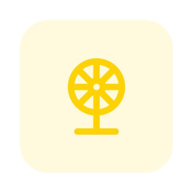 Evcil hayvan egzersiz tekerleği yuvarlak formda..