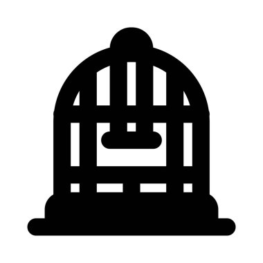 Evcil hayvan dükkanında, klasik kuş kafesi indirimde..