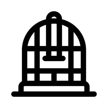 Evcil hayvan dükkanında, klasik kuş kafesi indirimde..