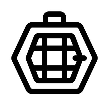 Evcil hayvanlar için kafes.