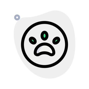 Bir hayvanın veya ayak izinin izi..