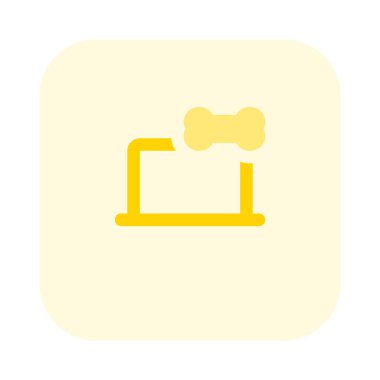 Bir dizüstü bilgisayarla hayvan bakımı bilgileri bulunması