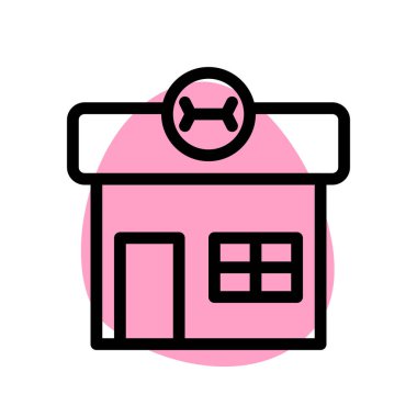 Evcil hayvan ve malzeme almak için kullanılan bir dükkan.