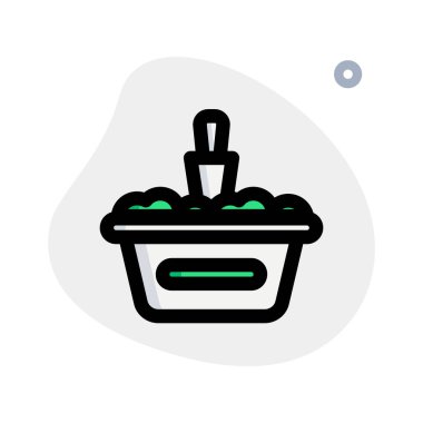 Köpek kazma etkinliği için kum kuyusu kullanımı