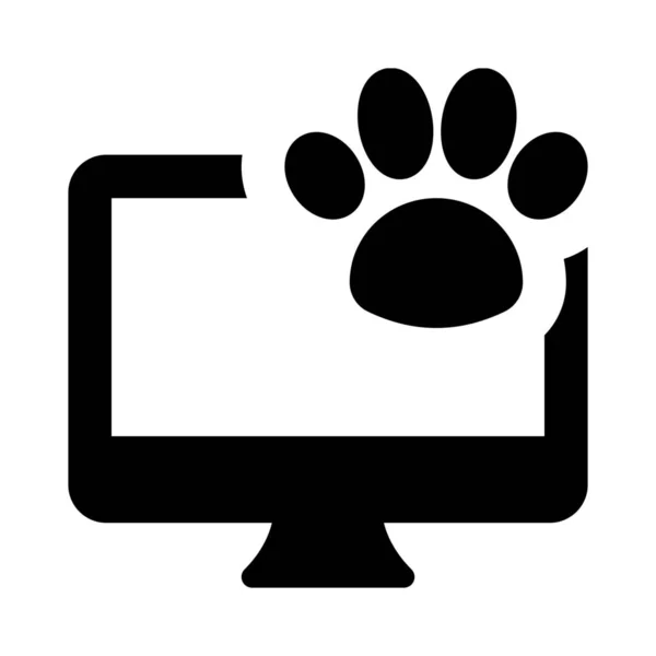 Informatie Huisdieren Onderhouden Het Bureaublad — Stockvector