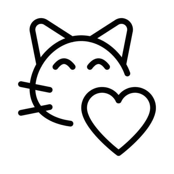 Populární Nejvíce Milující Plemeno Kočky — Stockový vektor