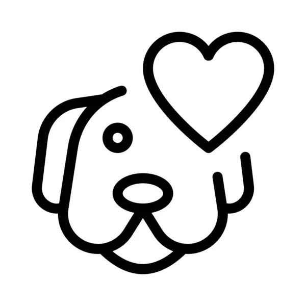 Loving Famous Labrador Dog Pet Store — Stock Vector