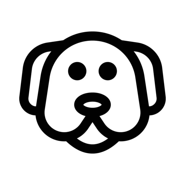 Labrador Popular Breed Pets — Stock Vector
