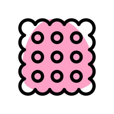 Sıcak kahveyle çiftleştirilmiş bisküvi.