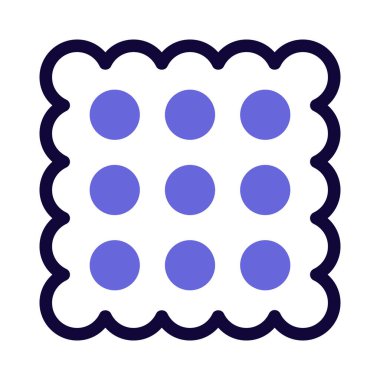 Sıcak kahveyle çiftleştirilmiş bisküvi.